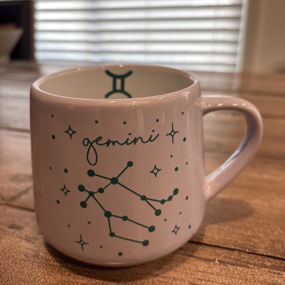 Light Purple Zodiac GEMINI Ceramic 16 oz. Mug